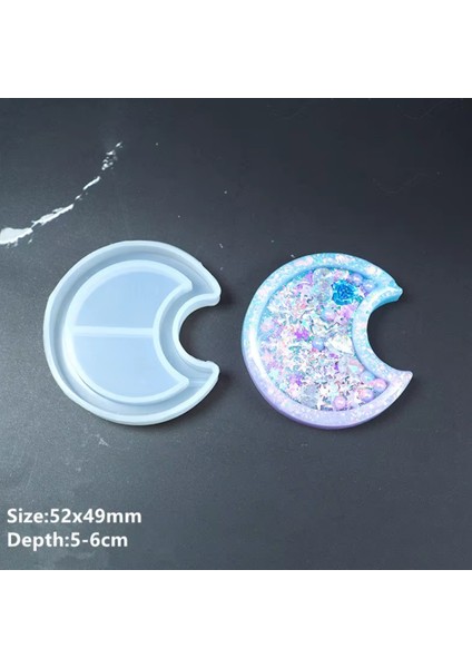 Ay Silikon Anahtarlık Kalıbı Epoksi Reçine Yapımı fiyatları