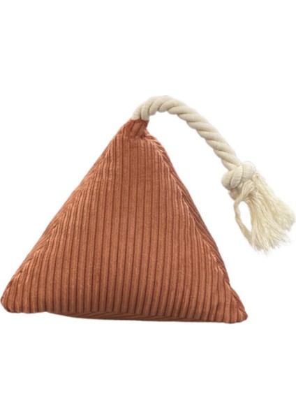 Techmrt Pet Comfort Ipli Prizma Köpek Oyuncağı Kiremit 17X30CM