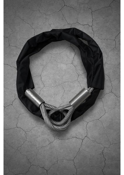 Motorsiklet 16 mm 2 Metre Çelik Halat Motorsiklet Zincir Kilit Scooter Kilidi Motor Kilidi