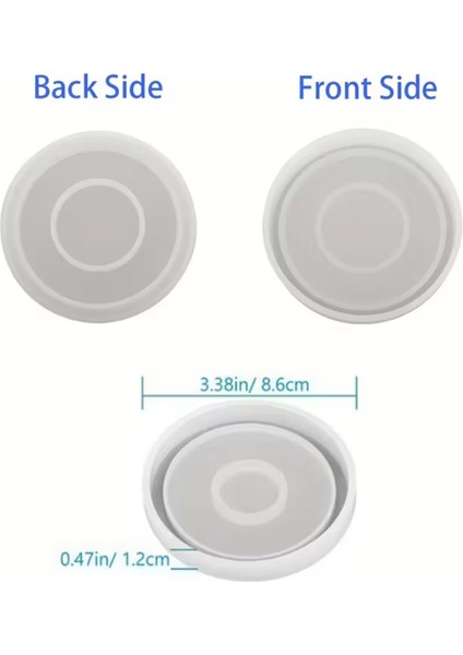 Daire Bardak Altlığı Silikon Kalıbı