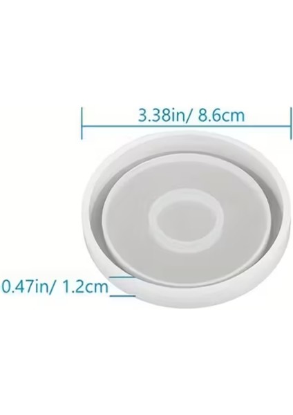 Daire Bardak Altlığı Silikon Kalıbı modelleri