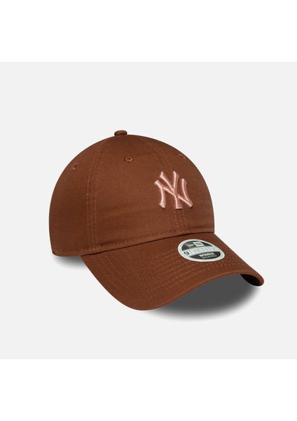New York Yankees Mlb League Essential Midi 9twenty Kadın Kahverengi Şapka - 60691098 fiyatları