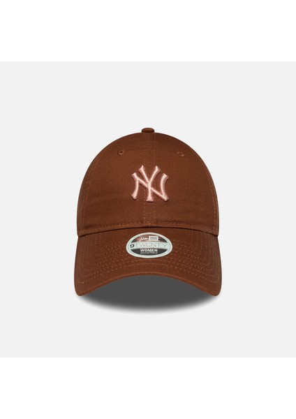 New York Yankees Mlb League Essential Midi 9twenty Kadın Kahverengi Şapka - 60691098 modelleri