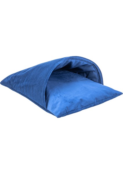 Techmrt Pet Comfort Cave Kedi Yatağı Lacivert 65X50CM