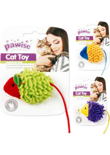 Techmrt Pawise Kumaş Oyuncak Meow Meow Life-Mouse