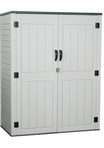 Metal Raflı Bahçe Depolama Dolabı