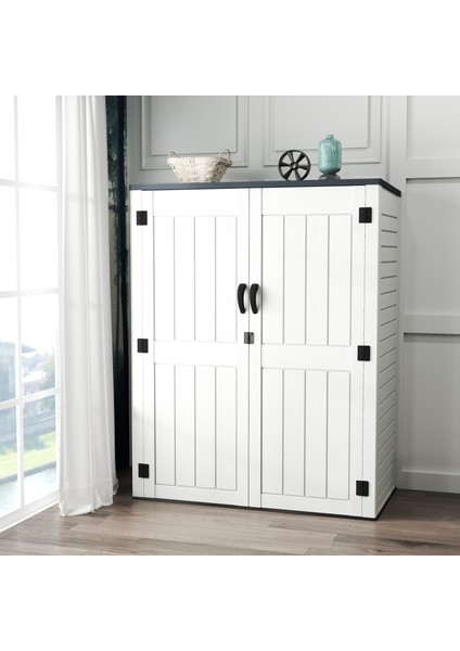 Metal Raflı Bahçe Depolama Dolabı modelleri