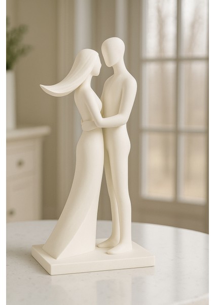 Minimalist Aşk Figürü Dekoratif Biblo