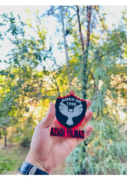 ORJIN3D Kişiye Özel Isimli Amed Spor Dikiz Aynalık Araç Içi Aksesuar Dikiz Ayna Süsü Amedspor fırsatları