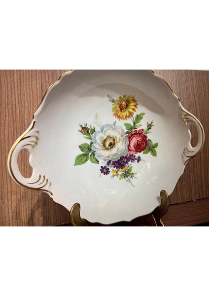 Kaiser El Boyama Sunumluk Şekerlik - 23 cm x 20 cm - 5,5 cm Yüksekliğinde