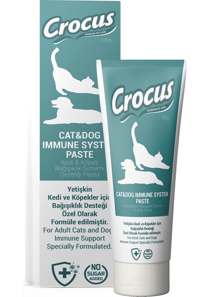 Techmrt Crocus Kedi Köpek Immune System Macun 100 Gram x 2 Adet fiyatları
