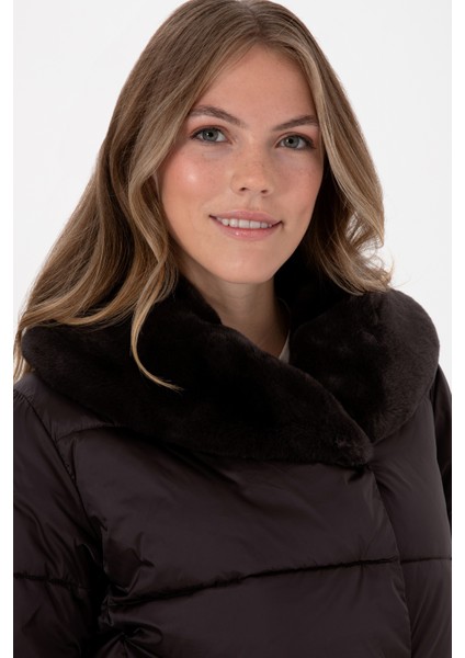 Kadın Kahverengi Mont 50308633-VR029 fiyatları