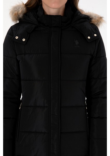 Kadın Siyah Kaban 50308001-VR046