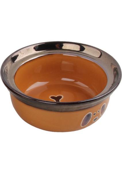 Techmrt Pawise Seramik Mama Kabı Turuncu 1100 ml