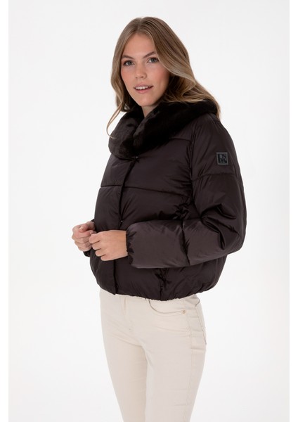 Kadın Kahverengi Mont 50308633-VR029