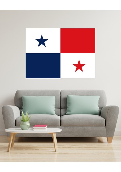 Panama Bayrağı Dijital Baskı Poster (Çerçevesiz) indirimleri