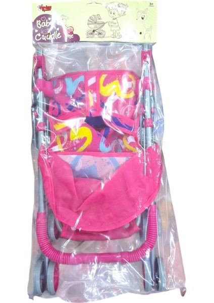 Seçtim Aldım Bebek Arabası Gölgelikli Metal Katlanabilir Puset Pembe Kalpli 4 Teker 3 modelleri