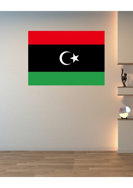 Libya Bayrağı Dijital Baskı Poster (Çerçevesiz) modelleri