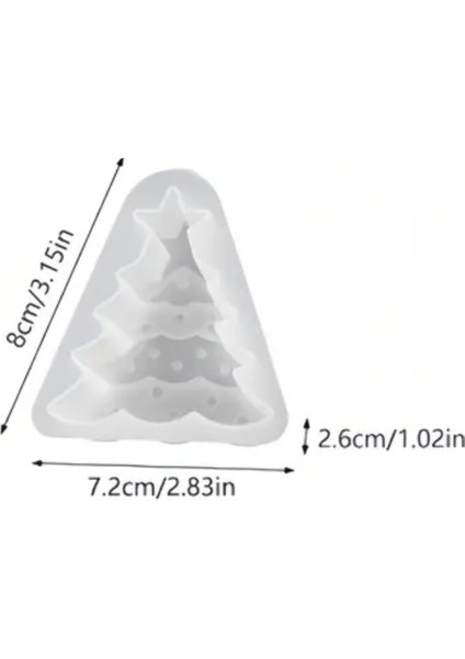 Yılbaşı Ağacı Christmas Silikon Mum Kalıbı fiyatları
