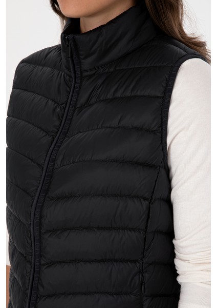 Kadın Siyah Yelek (Dokuma) 50308083-VR046