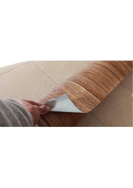 Parke Desen Keçeli Muşamba Kahverengi Yoğun Trafik Zemin Muşambası Bütün Ölçüler indirimleri