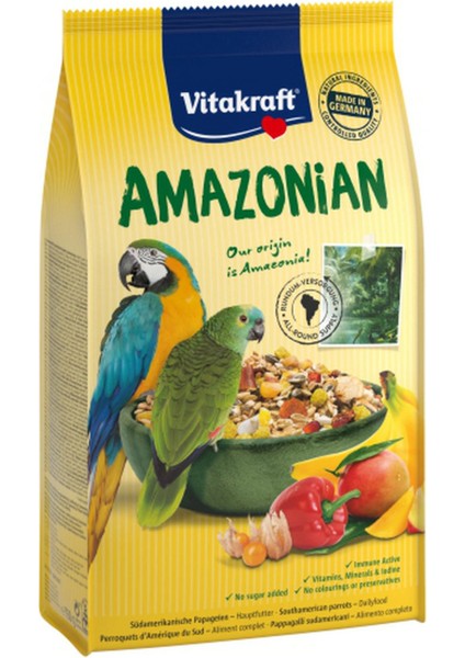 Techmrt Vitakraft Amazon Afrika ve Gri Papağan Yemi 750 gr x 1 Adet