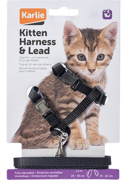 Techmrt Karlıe Kedi Göğüs Tasması Siyah 120 fiyatları