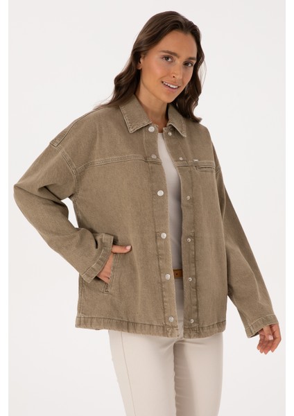 Kadın Gömlek Jean 50309864-VR235