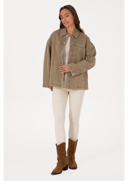 Kadın Gömlek Jean 50309864-VR235 fırsatları