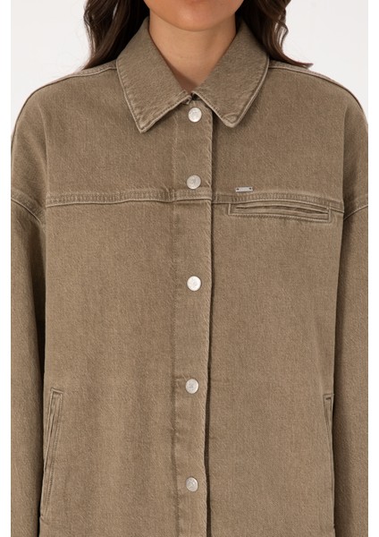 Kadın Gömlek Jean 50309864-VR235