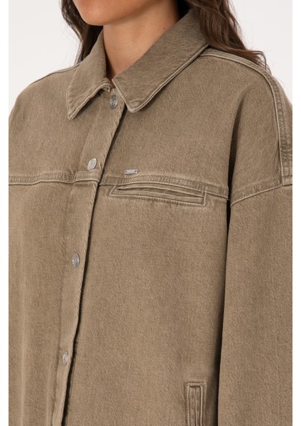 Kadın Gömlek Jean 50309864-VR235