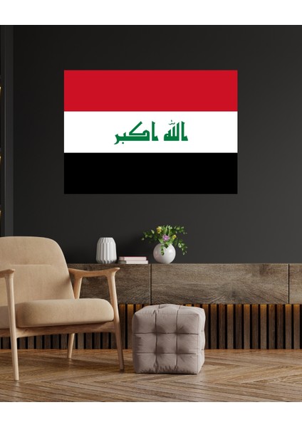 Irak Bayrağı Dijital Baskı Poster (Çerçevesiz) fırsatları