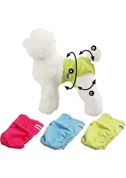 Techmrt Pawise Tekrar Kullanılabilir Köpek Külodu M 3 Adet