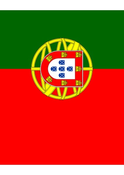 Portekiz Bayrağı Dijital Baskı Poster (Çerçevesiz)