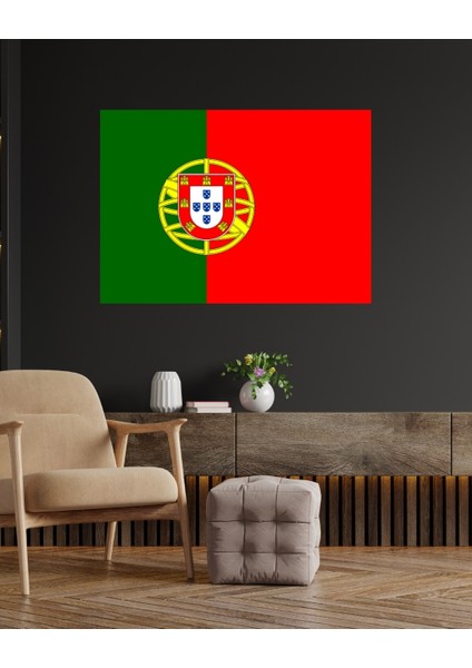 Portekiz Bayrağı Dijital Baskı Poster (Çerçevesiz) modelleri