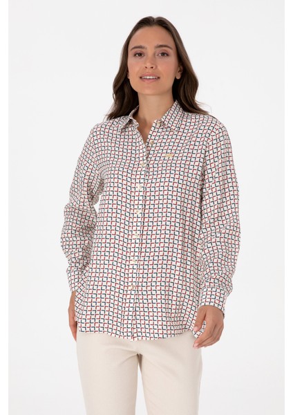 Kadın Gömlek Desenli 50308651-VR256 modelleri
