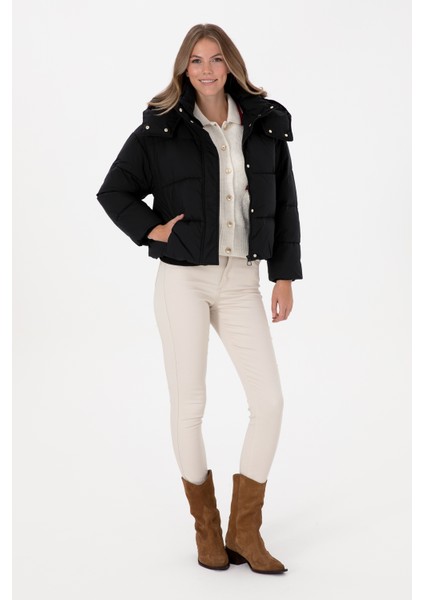 Kadın Siyah Mont 50308625-VR046 fırsatları