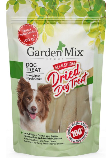 Techmrt Garden Mix Kurutulmuş Dana Kelle Derisi 100 gr x 2 Adet