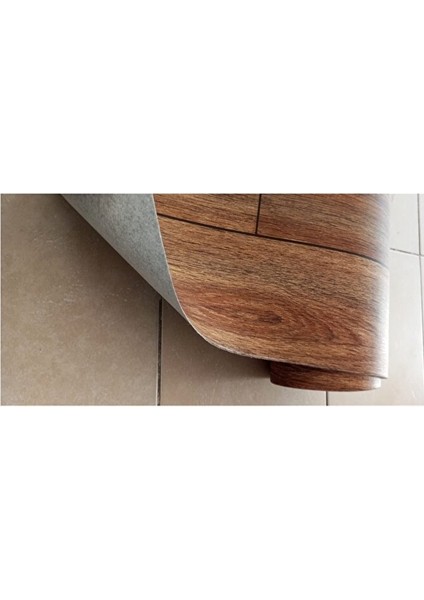 Parke Desen Keçeli Muşamba Kahverengi Yoğun Trafik Zemin Muşambası Bütün Ölçüler fiyatları