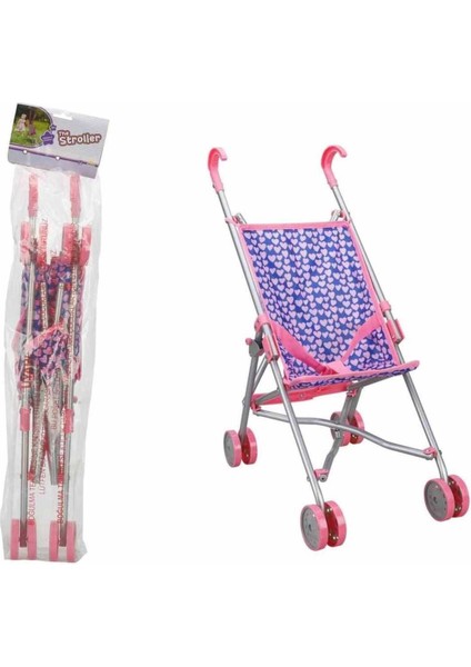 Seçtim Aldım Sunman The Stroller Bebek Arabası Baston Puset Metal Katlanır Kalp Desenli 4 Teker 3+ modelleri