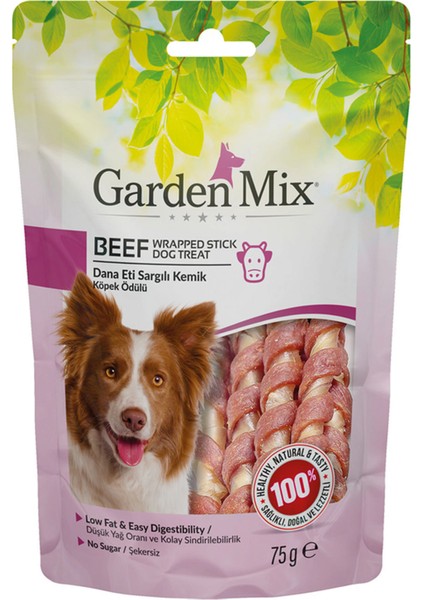 Techmrt Garden Mix Dana Etli Kemik Köpek Ödülü 75 gr x 4 Adet