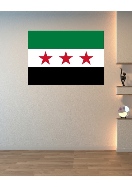 Suriye Bayrağı Dijital Baskı Poster (Çerçevesiz) modelleri
