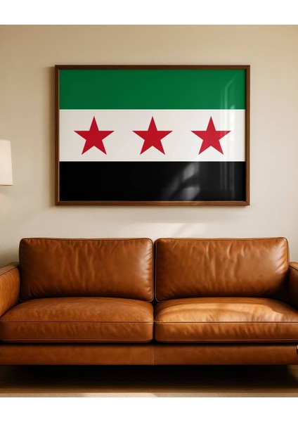 Suriye Bayrağı Dijital Baskı Poster (Çerçevesiz) indirimleri