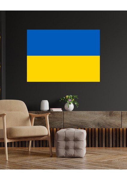 Ukrayna Bayrağı Dijital Baskı Poster (Çerçevesiz) fırsatları