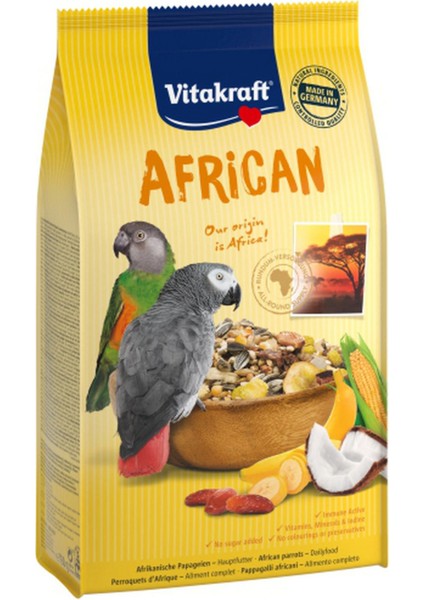 Techmrt Vitakraft Afrika Papağan Yemi 750 gr