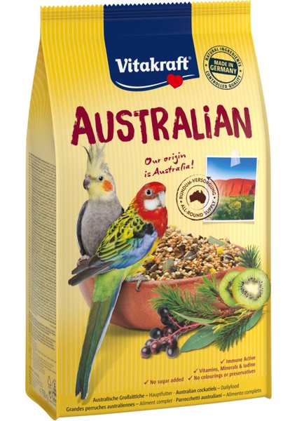 Techmrt Vitakraft Avustralya Papağan Paraket Kokteyl 750 gr