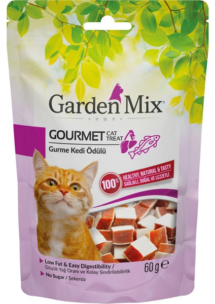 Techmrt Garden Mix Gurme Kedi Ödülü 60 gr x 4 Adet