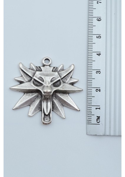 Witcher 3 Gümüş Kaplama Deri İp Kolye modelleri