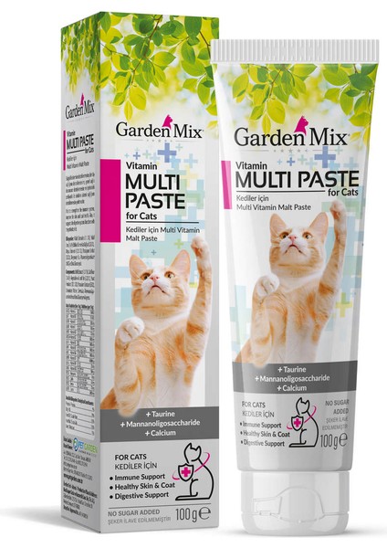 Techmrt Garden Mix Kedi Multivitamin Macun 100 Gram x 2 Adet