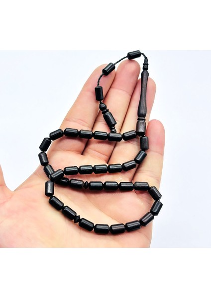 Usta İşçilikli Kapsül Kesim Abanoz Ağacı Tesbih fırsatları